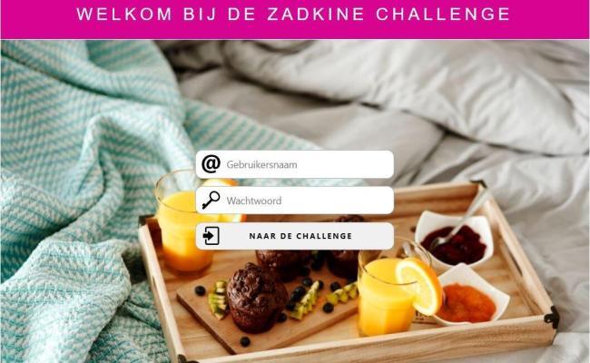 Inlogpagina Facilitair game Zadkine Challenge 1058×662